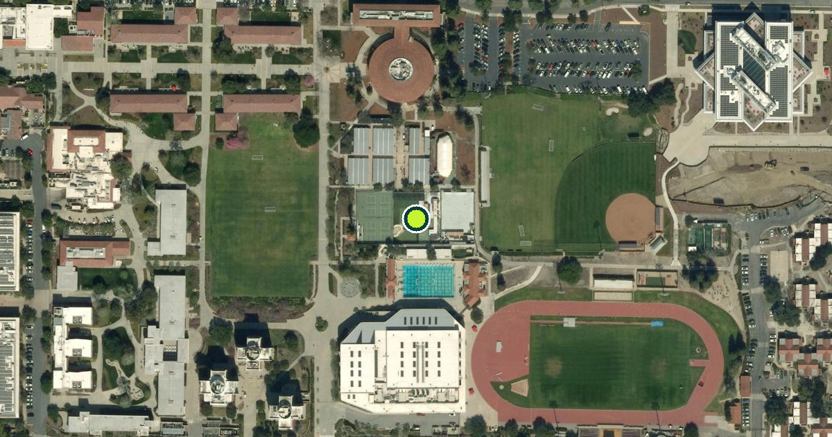 Satellite view of The Claremont Colleges Pickleball Courts