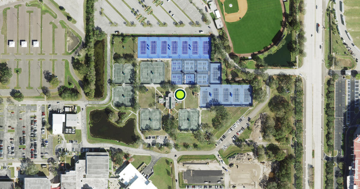 Satellite view of The Tejas Pradip Patel Tennis Center