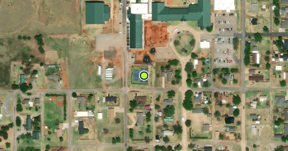Satellite view of Thomas Pickleball Courts
