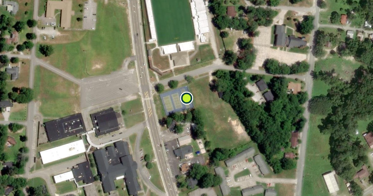 Satellite view of Thomson Pickleball Courts