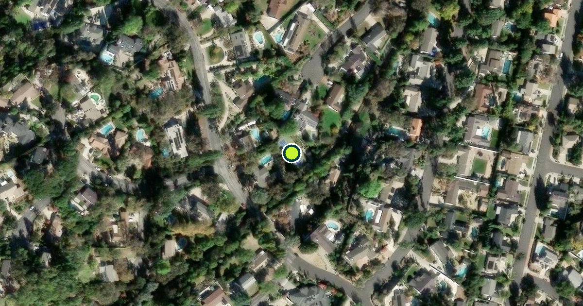Satellite view of Thousand Oaks Pickleball Courts