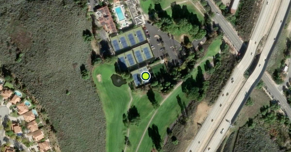 Satellite view of Thousand Oaks Pickleball Courts