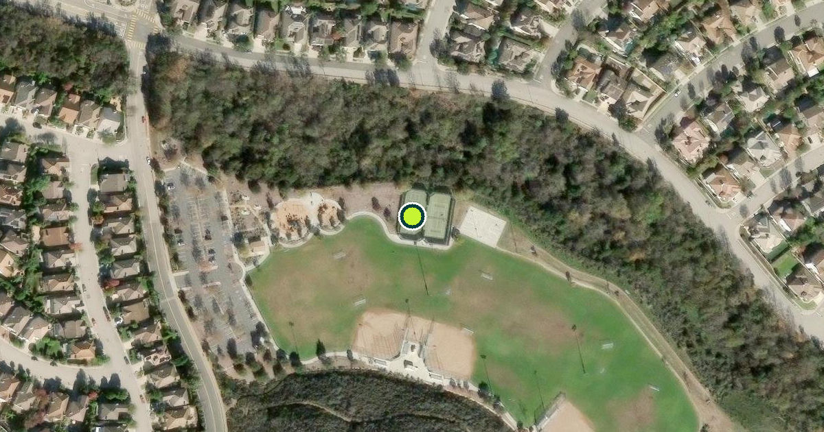 Satellite view of Thousand Oaks Pickleball Courts