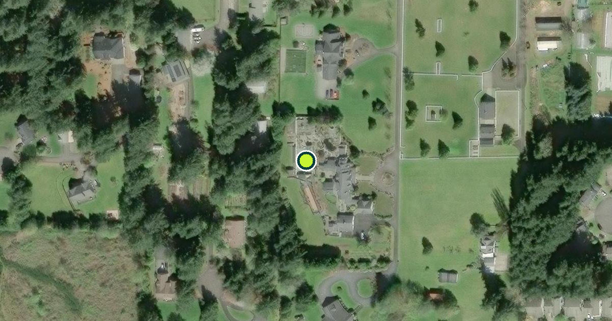 Satellite view of Thurston County Pickleball Courts