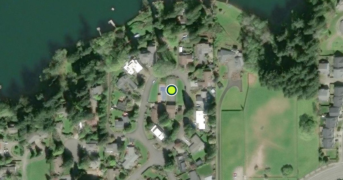 Satellite view of Thurston County Pickleball Courts