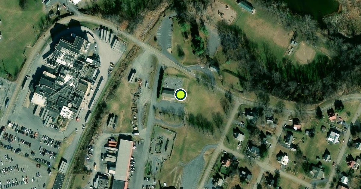 Satellite view of Timberville Pickleball Courts