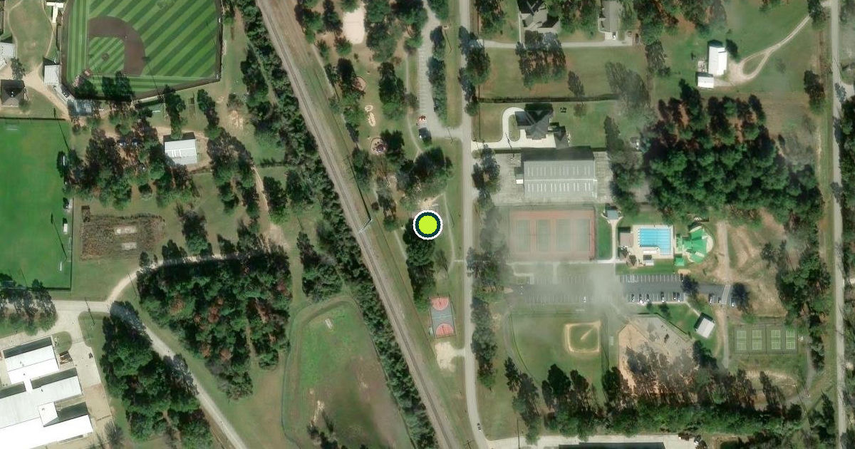 Satellite view of Tomball Pickleball Courts