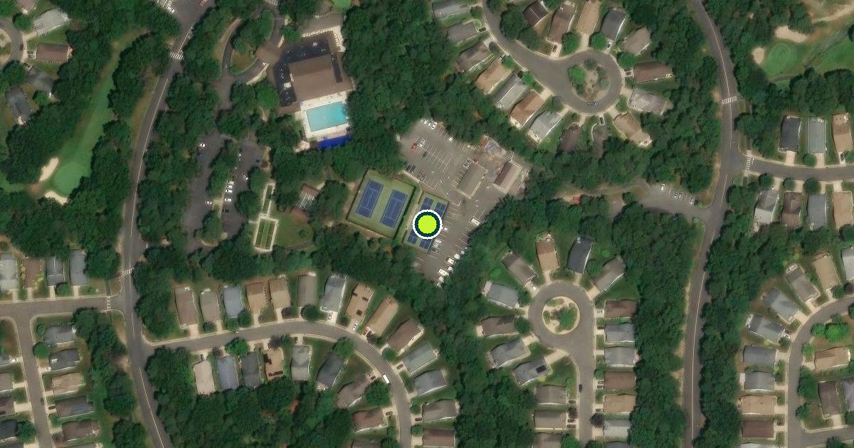 Satellite view of Toms River Pickleball Courts