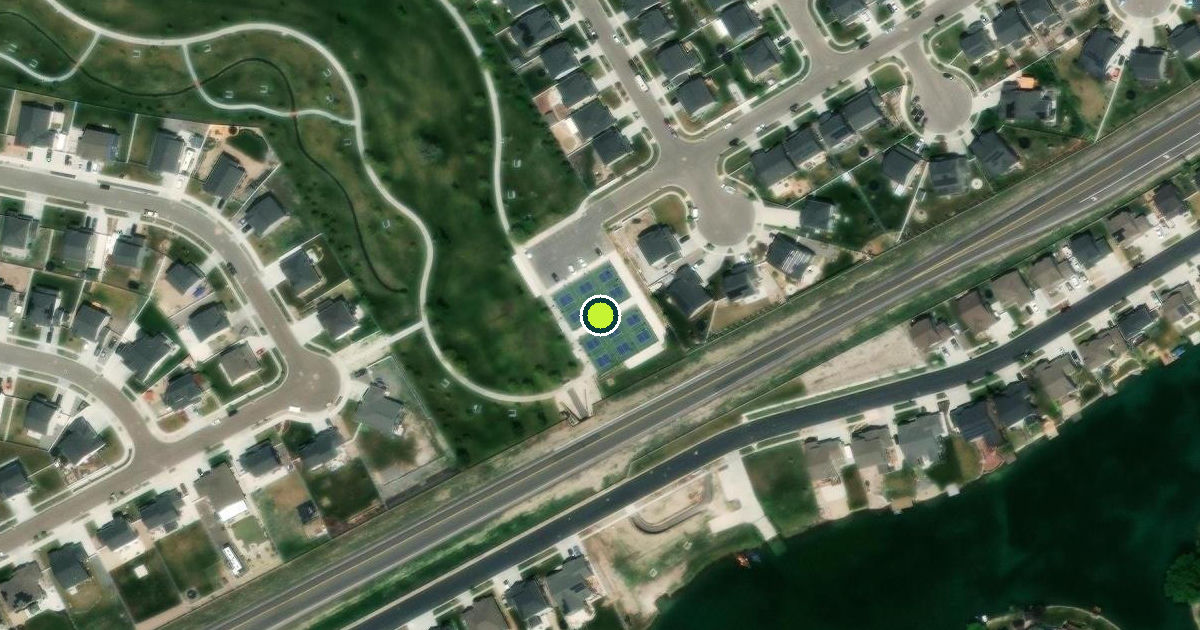 Satellite view of Tooele County Pickleball Courts