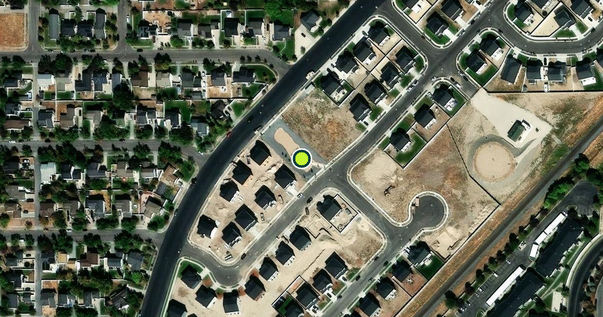 Satellite view of Tooele Pickleball Courts