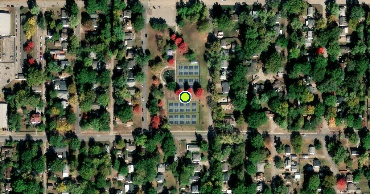 Satellite view of Topeka Pickleball Courts