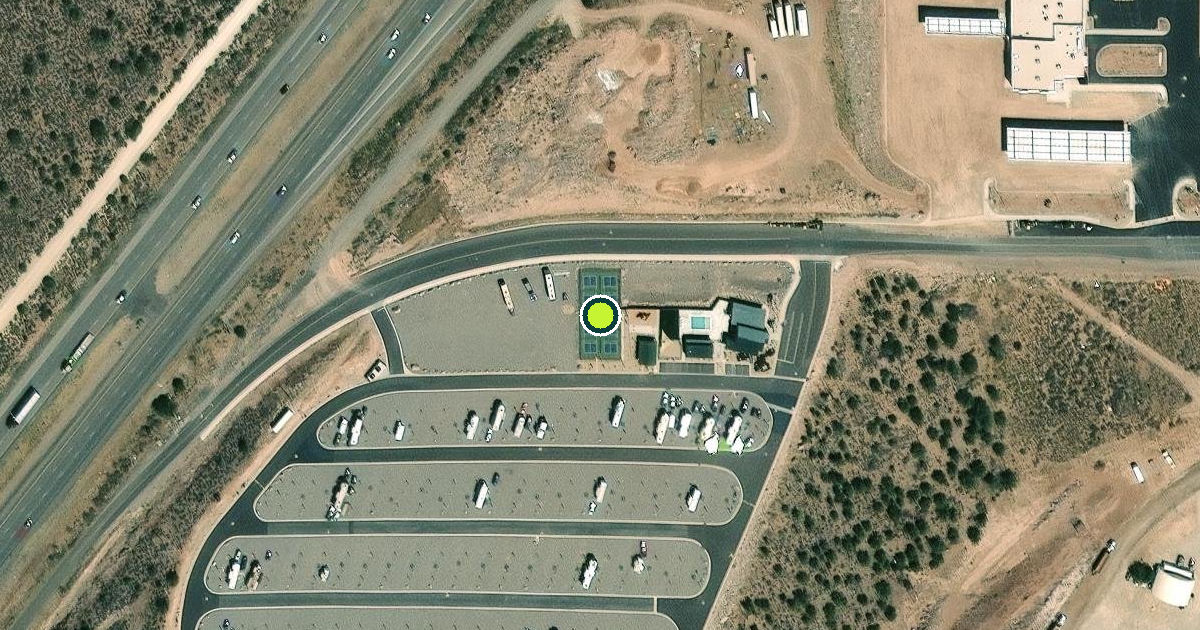 Satellite view of Toquerville Pickleball Courts