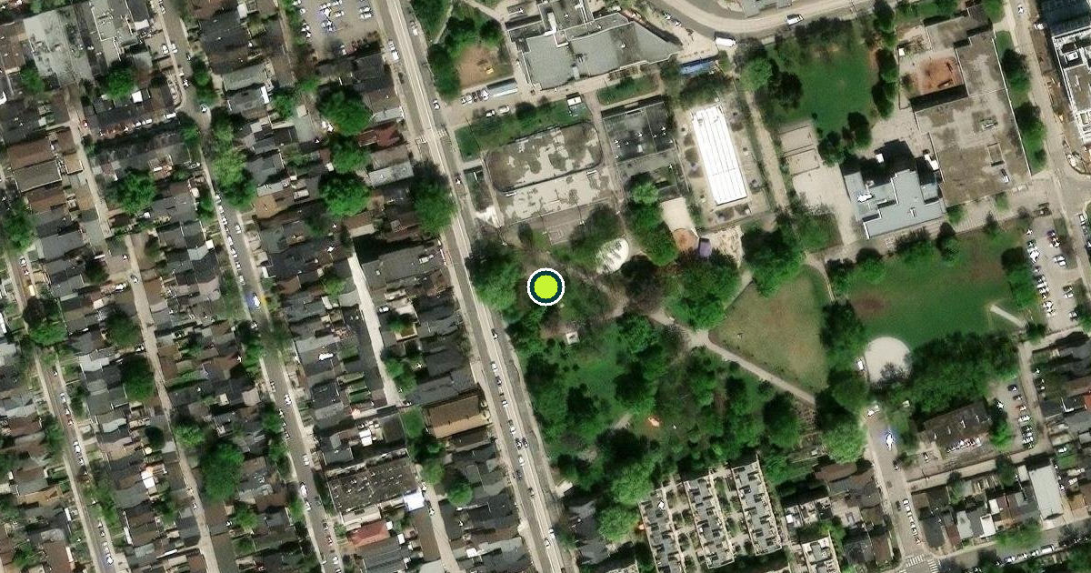 Satellite view of Toronto Pickleball Courts