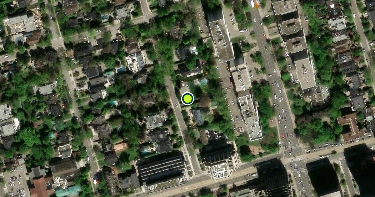 Satellite view of Toronto Pickleball Courts