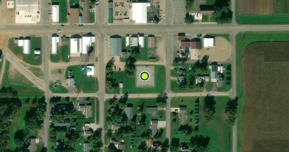 Satellite view of Toronto Pickleball Courts
