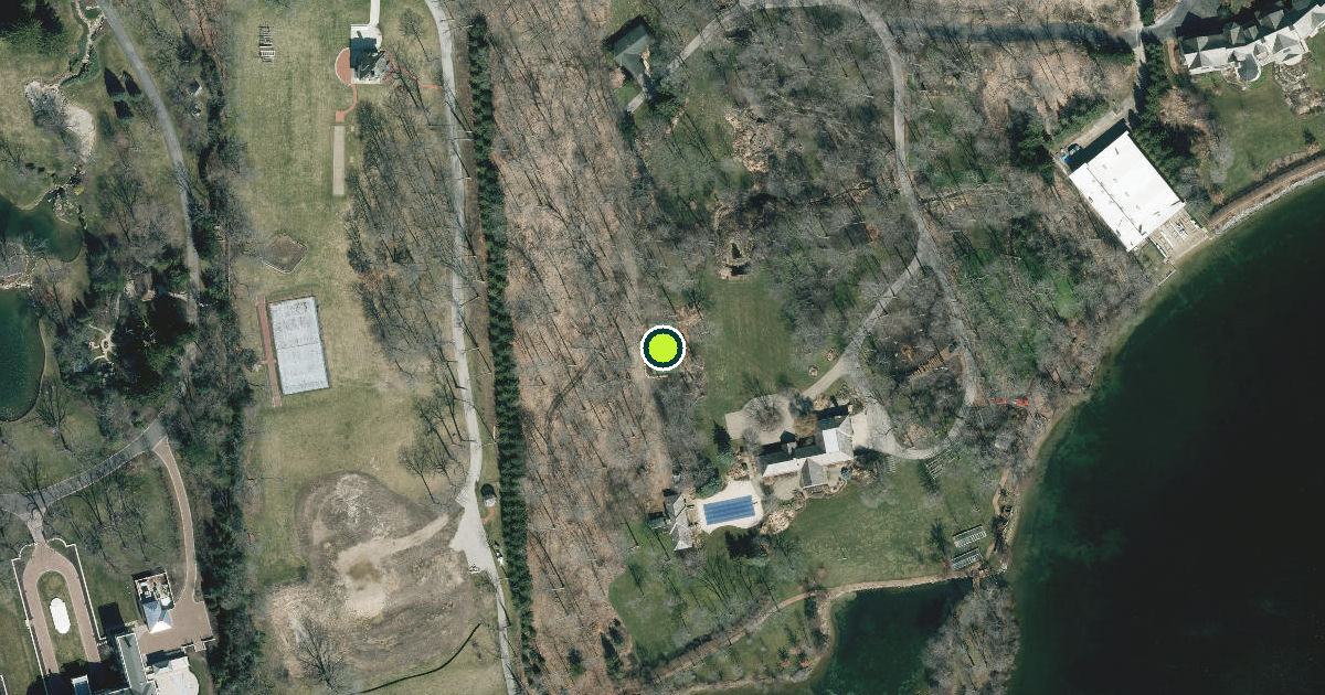 Satellite view of Town of Linn Pickleball Courts