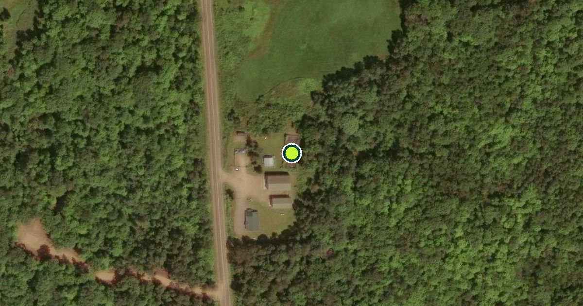 Satellite view of Town of Meteor Pickleball Courts