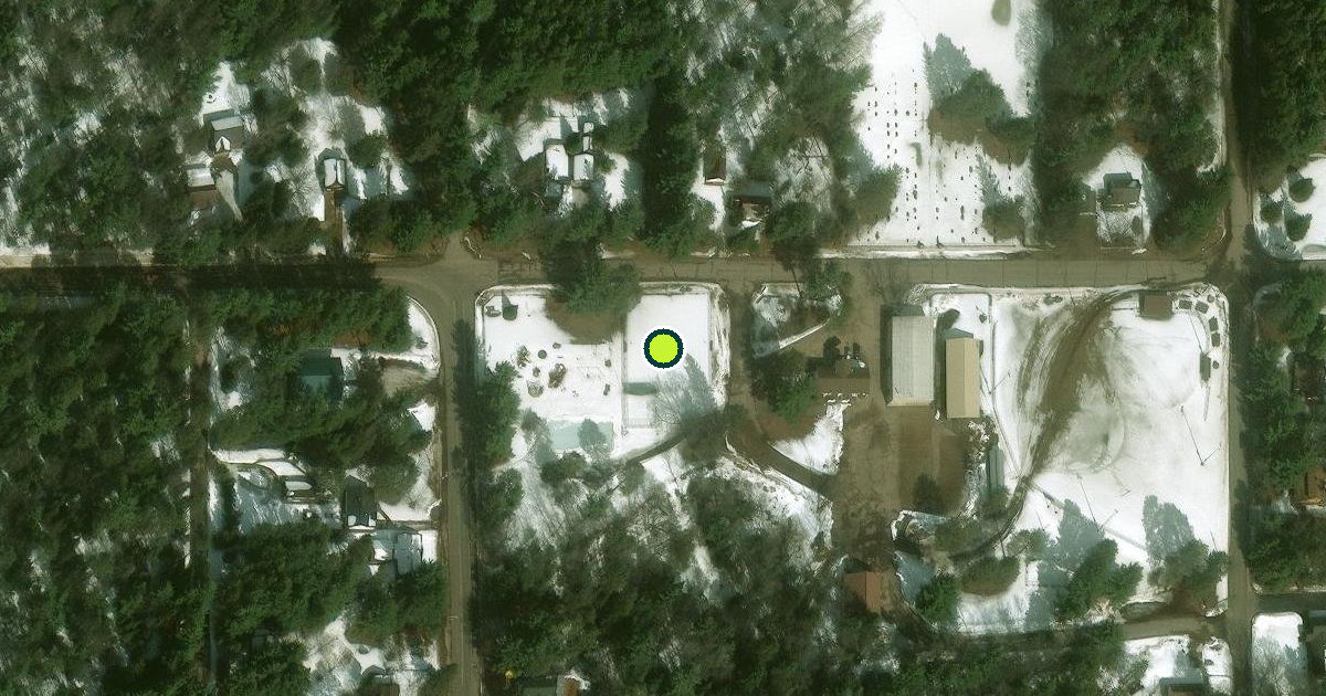 Satellite view of Town of Plum Lake Pickleball Courts