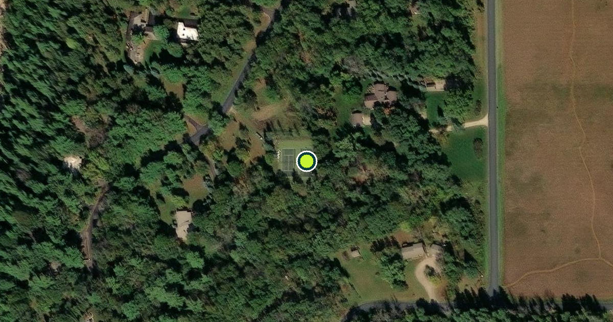 Satellite view of Town of Troy Pickleball Courts