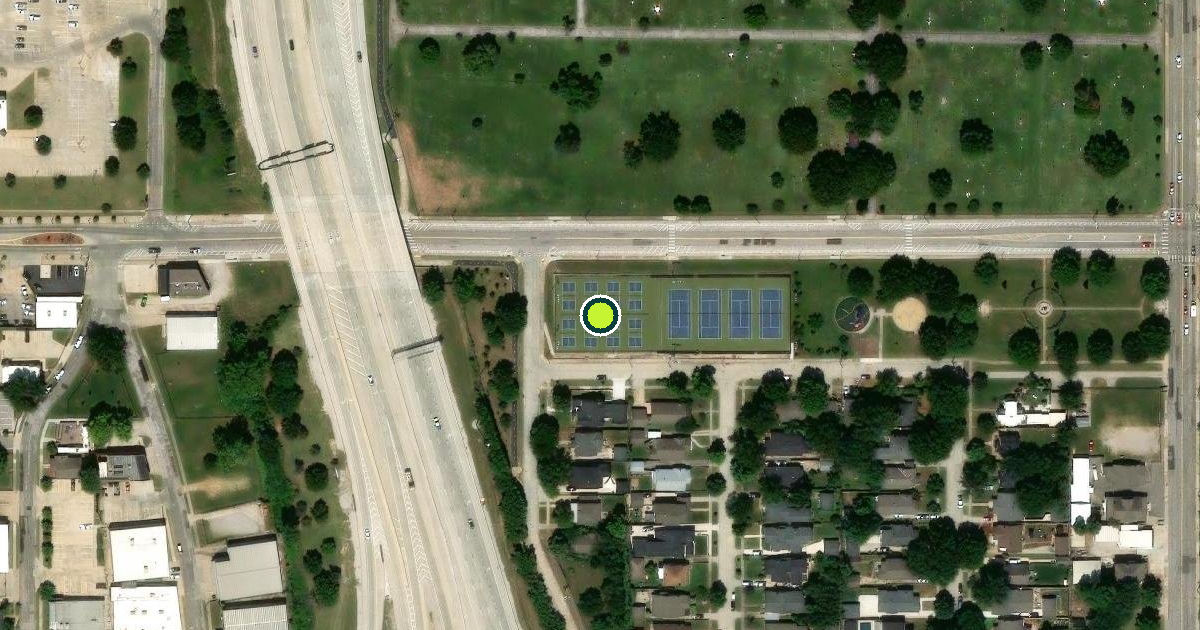 Satellite view of Tracy Park Pickleball Courts