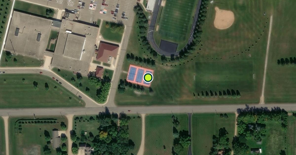 Satellite view of Tracy Pickleball Courts
