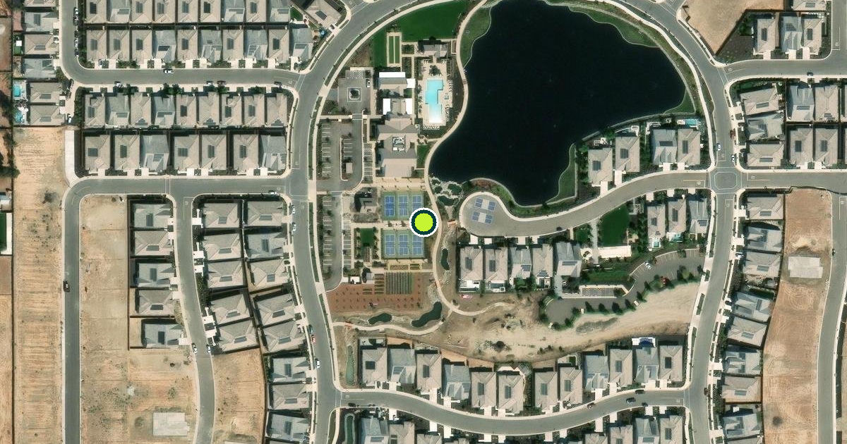 Satellite view of Tracy Pickleball Courts