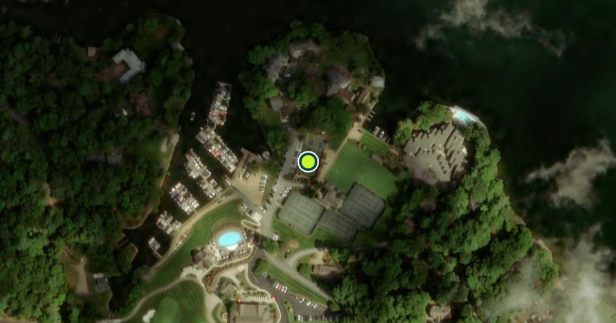 Satellite view of Transylvania County Pickleball Courts