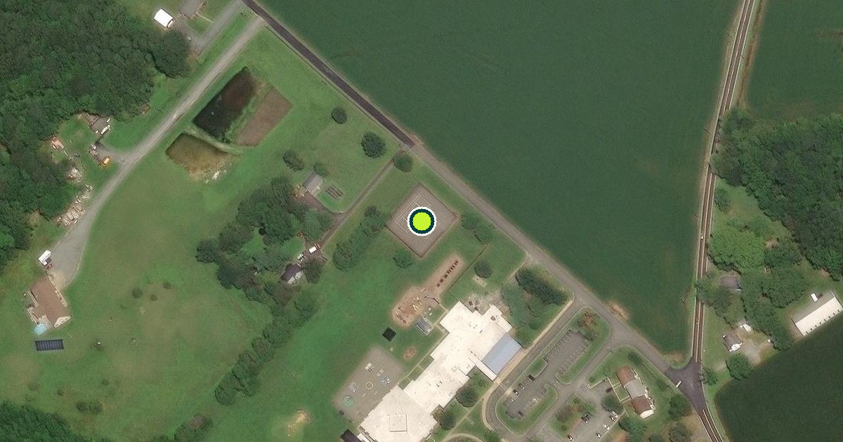 Satellite view of Trappe Pickleball Courts