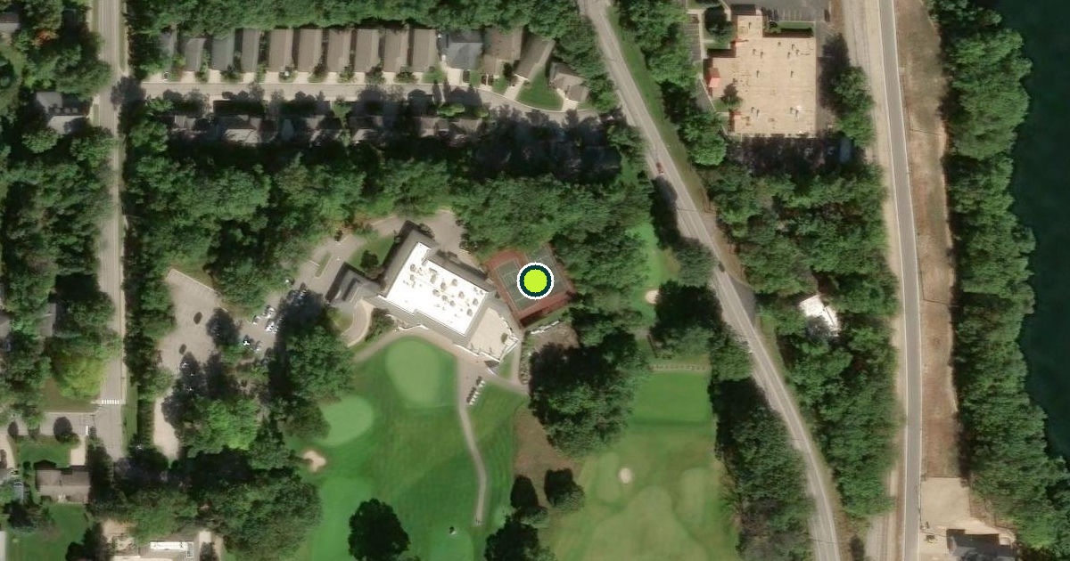 Satellite view of Traverse City Pickleball Courts