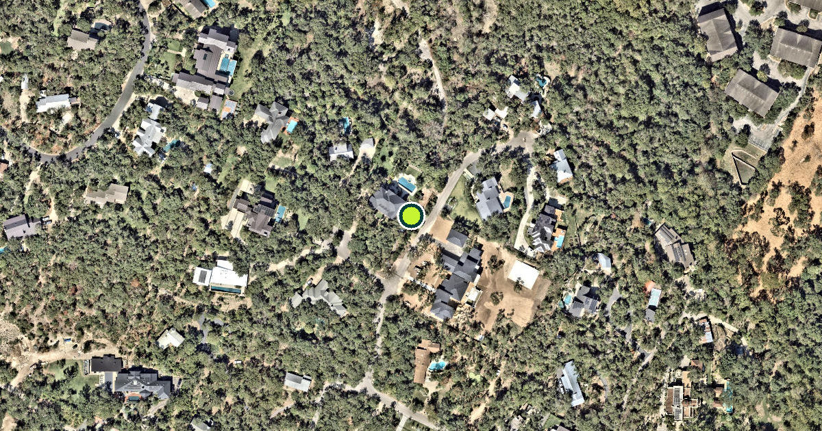 Satellite view of Travis County Pickleball Courts