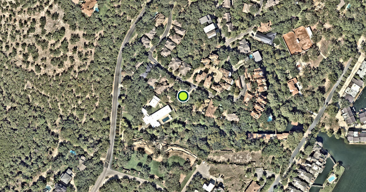 Satellite view of Travis County Pickleball Courts