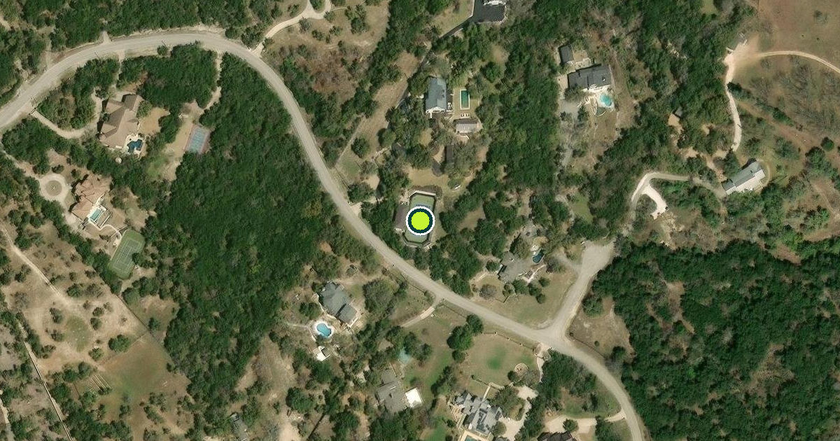 Satellite view of Travis County Pickleball Courts