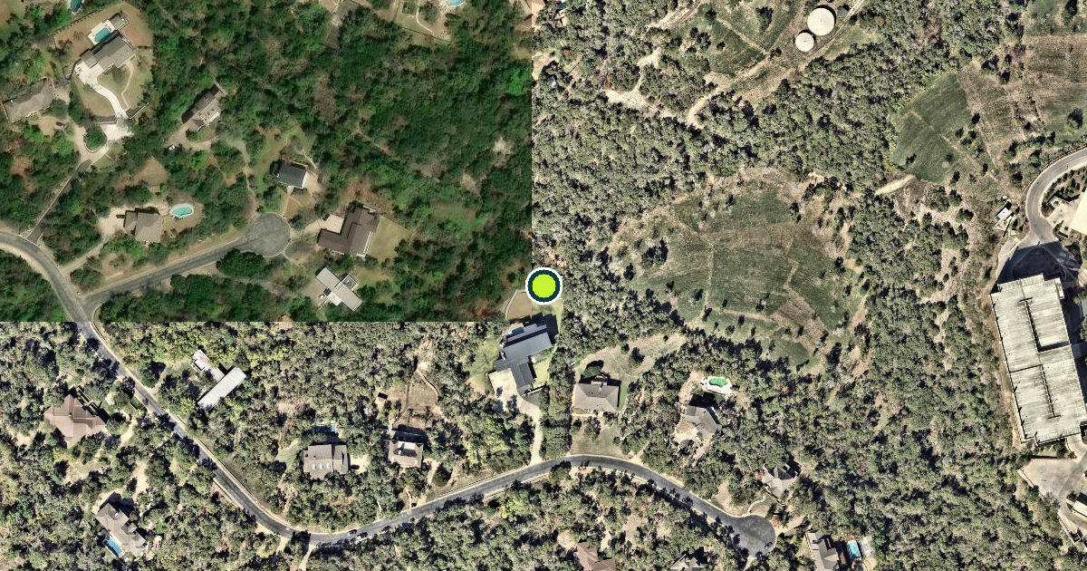 Satellite view of Travis County Pickleball Courts