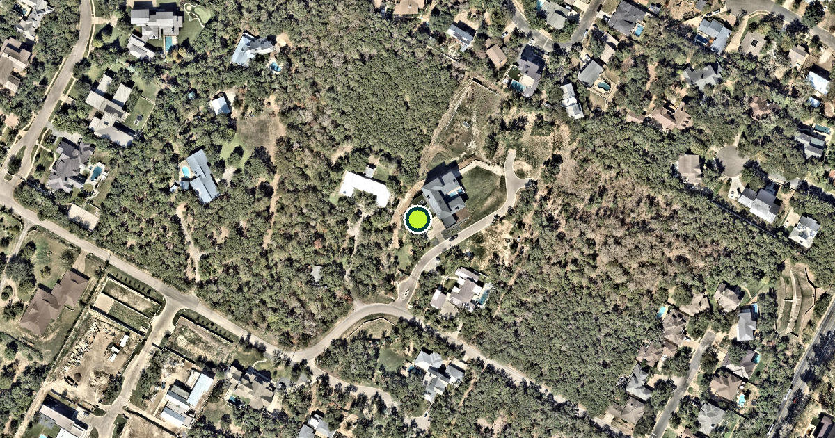 Satellite view of Travis County Pickleball Courts