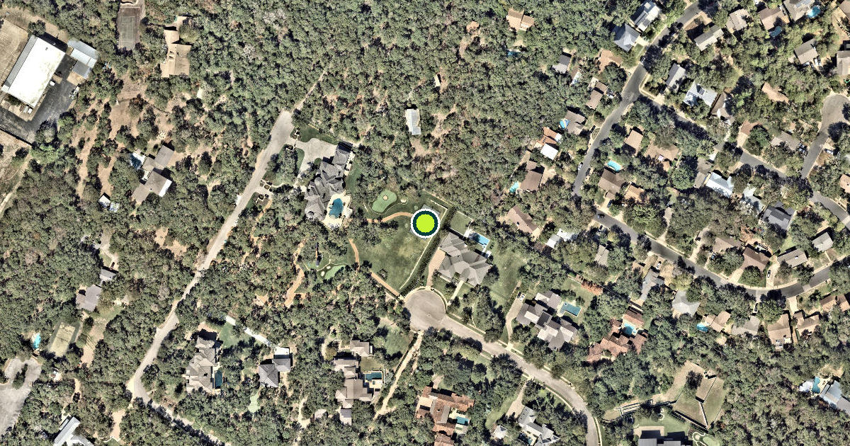 Satellite view of Travis County Pickleball Courts