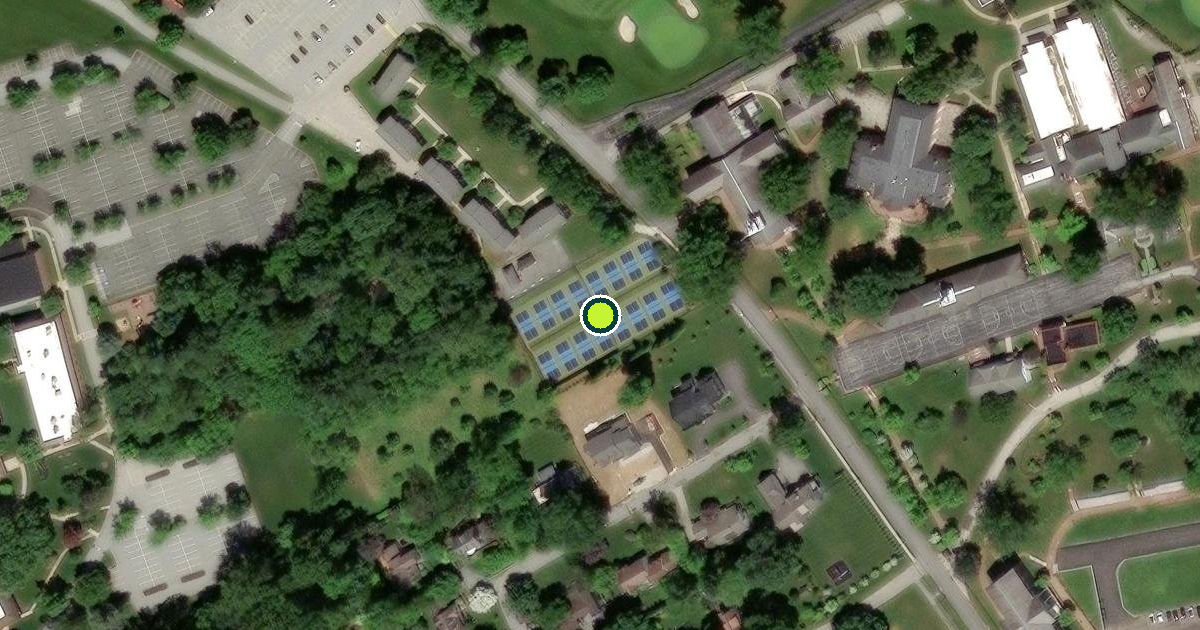 Satellite view of Tredyffrin Township Pickleball Courts