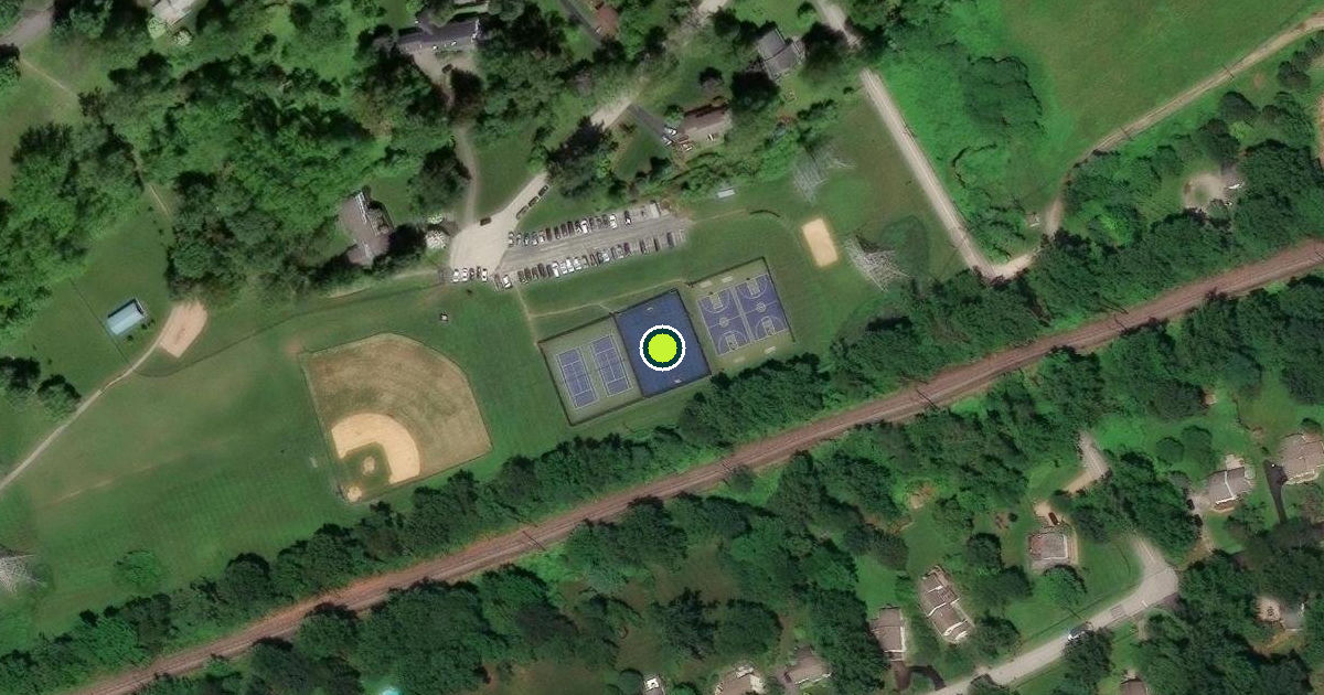 Satellite view of Tredyffrin Township Pickleball Courts