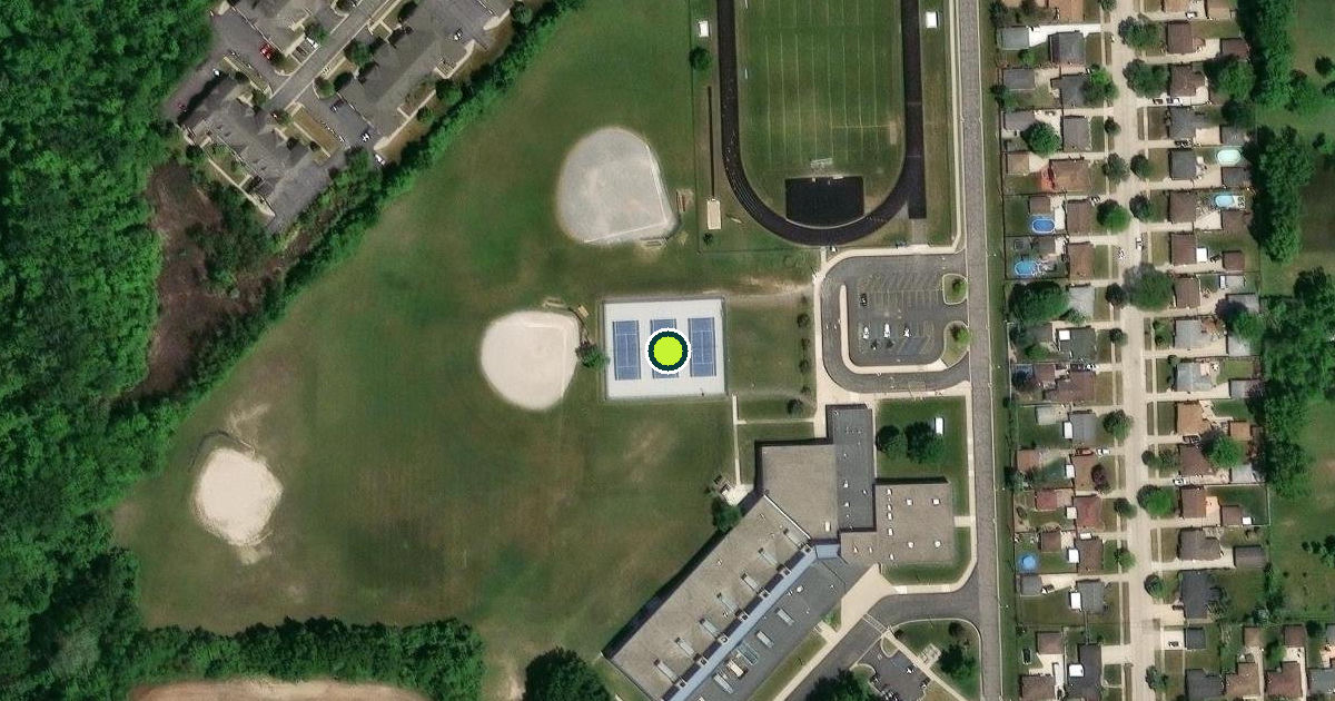 Satellite view of Trenton Pickleball Courts