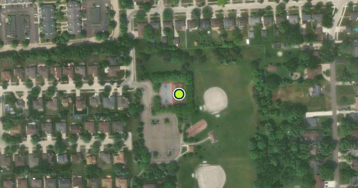Satellite view of Troy Pickleball Courts