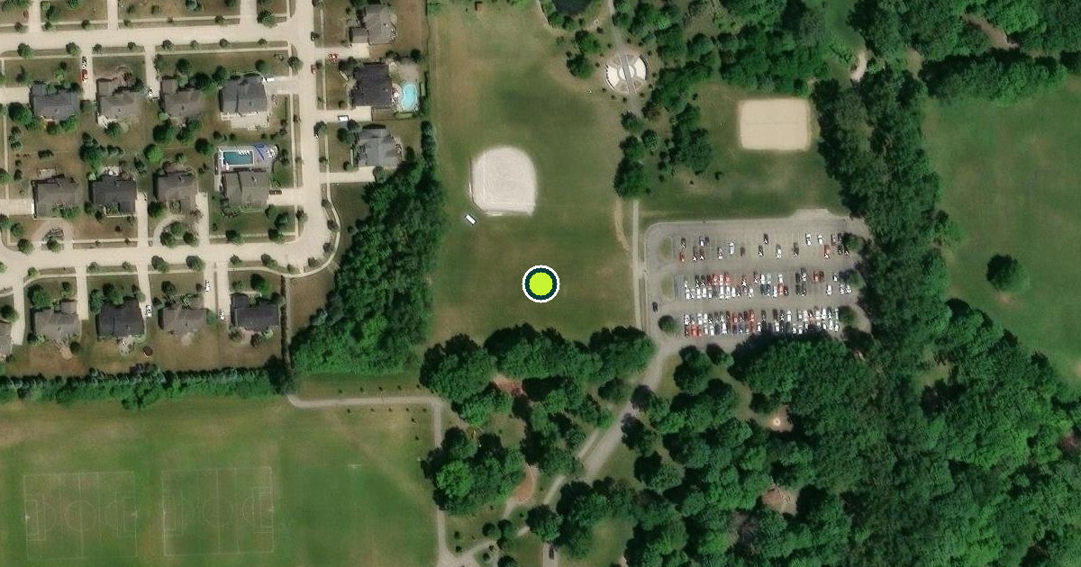 Satellite view of Troy Pickleball Courts