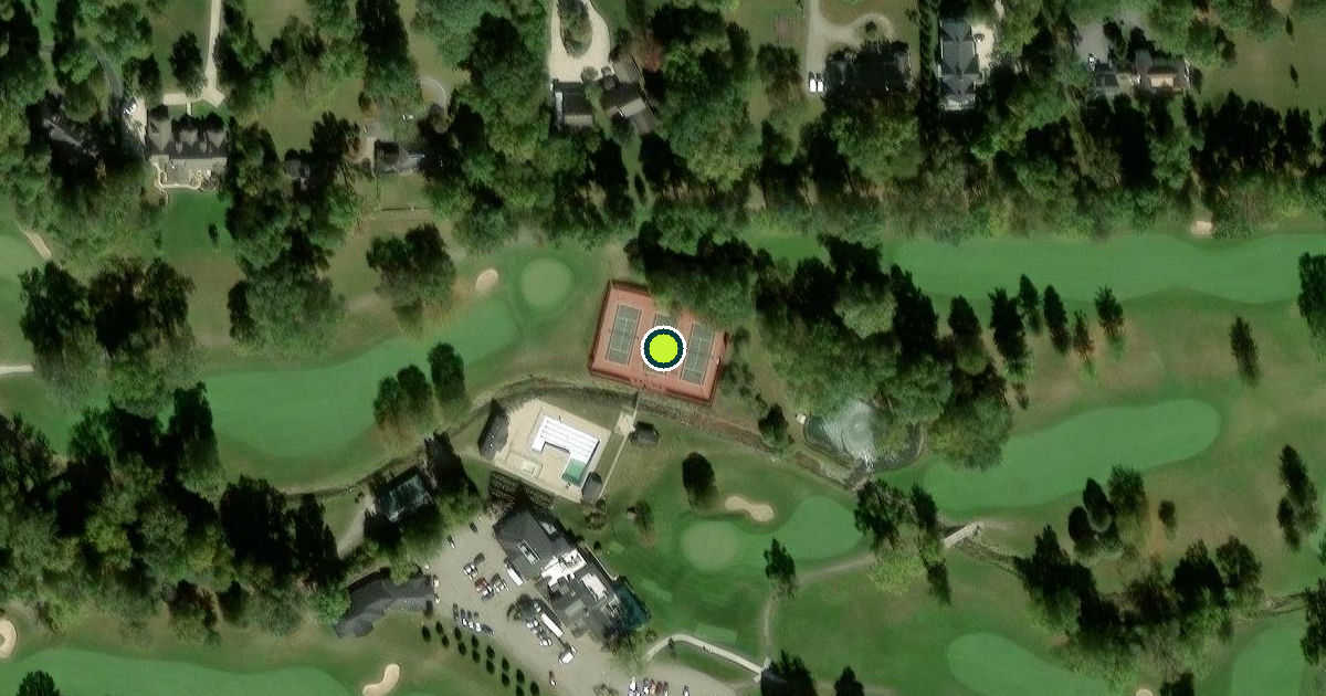 Satellite view of Troy Pickleball Courts