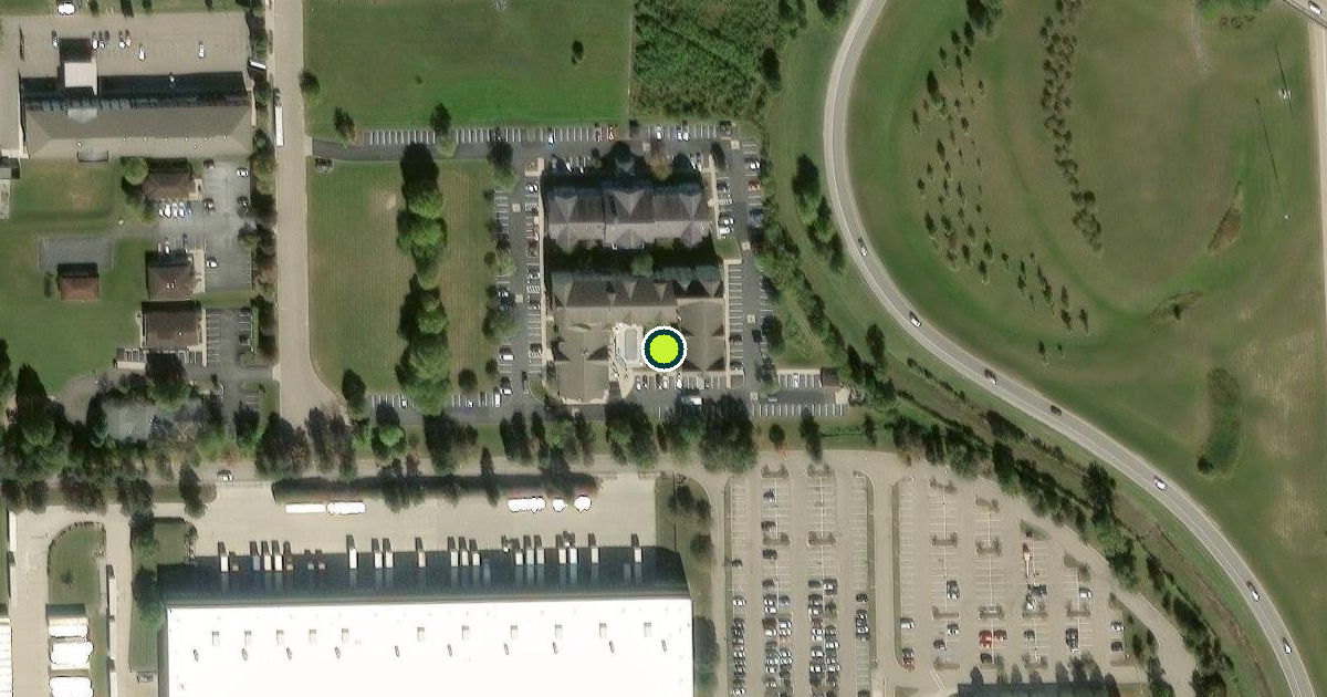 Satellite view of Troy Pickleball Courts