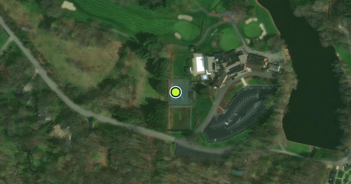 Satellite view of Trumbull County Pickleball Courts