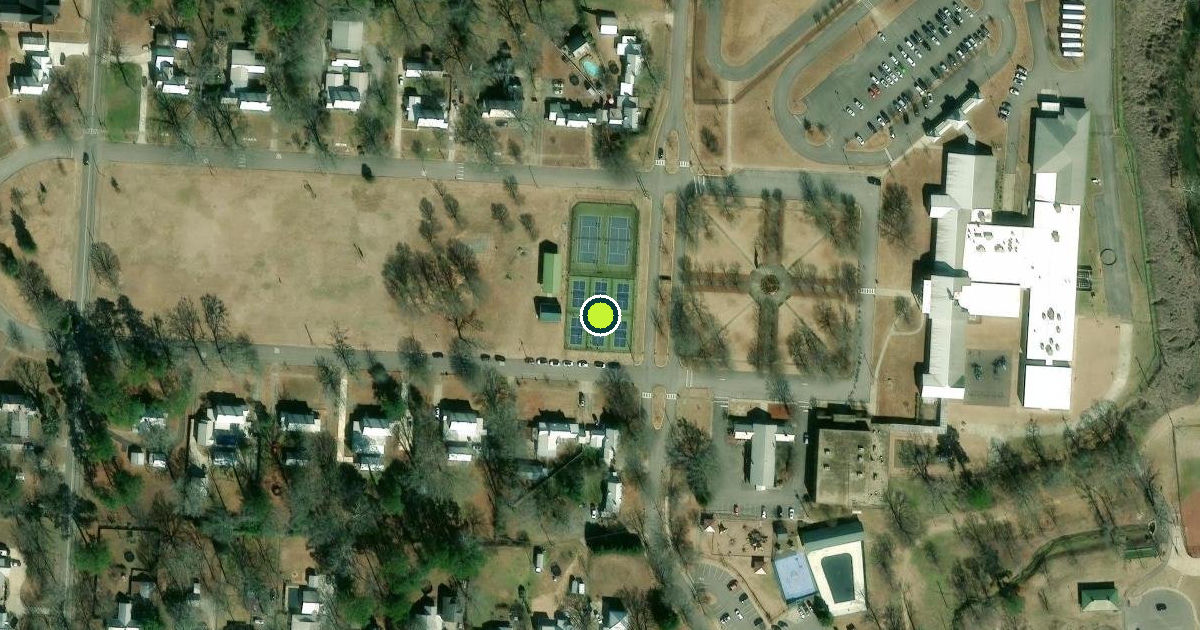 Satellite view of Trussville Mall Pickleball Courts