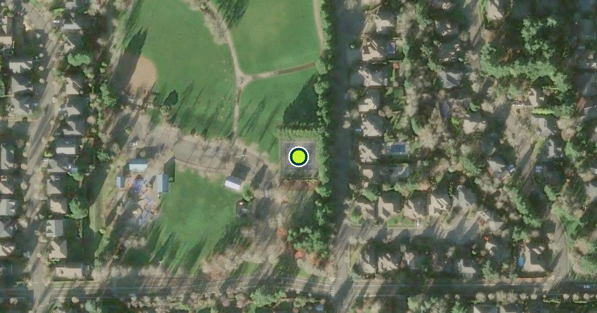 Satellite view of Tualatin Pickleball Courts