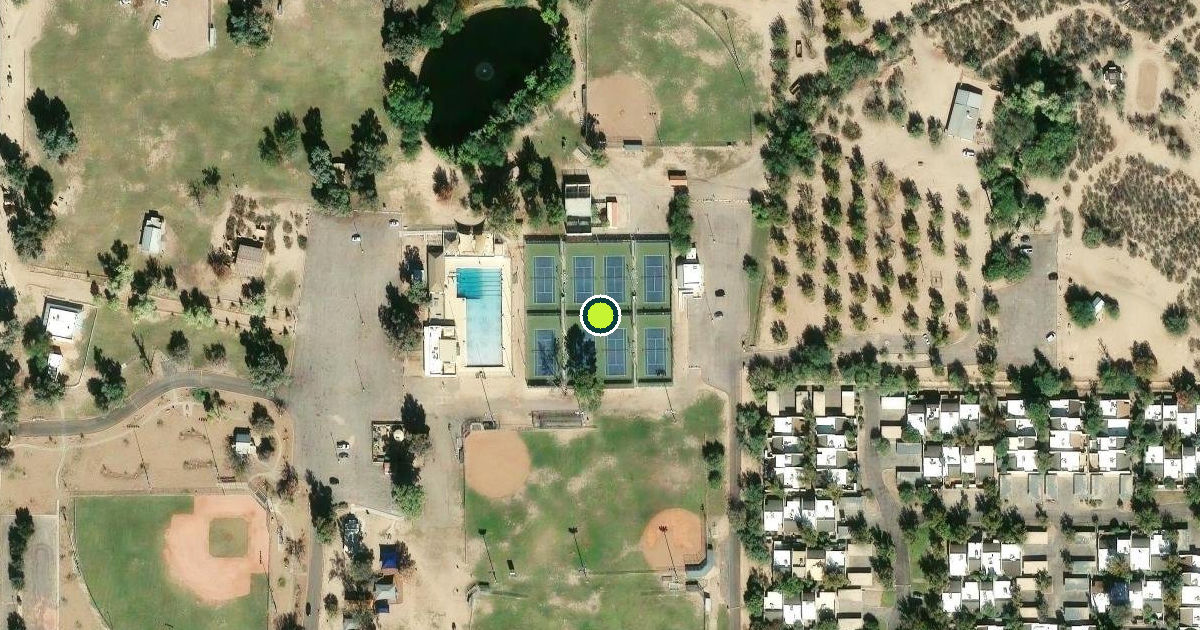 Satellite view of Tucson Pickleball Courts