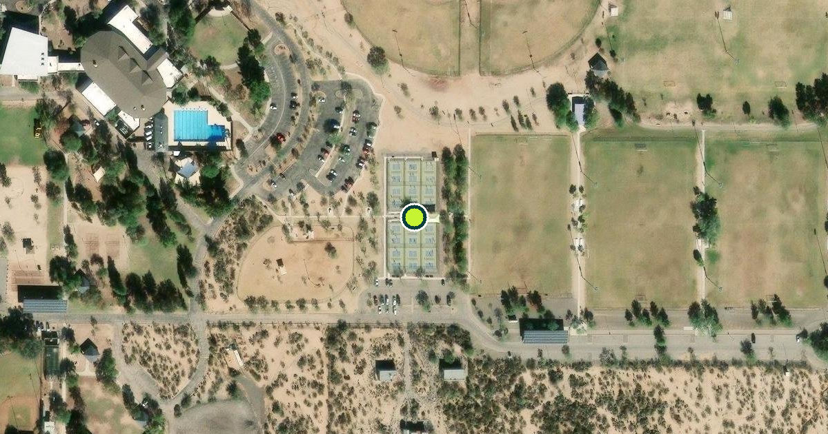 Satellite view of Tucson Pickleball Courts