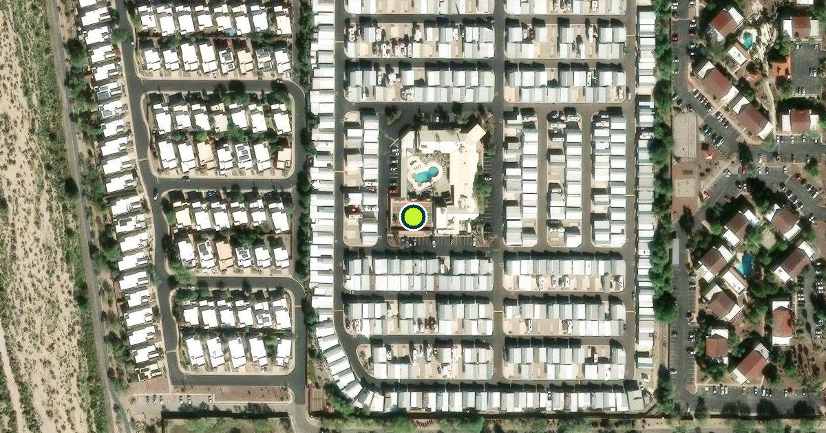 Satellite view of Tucson Pickleball Courts
