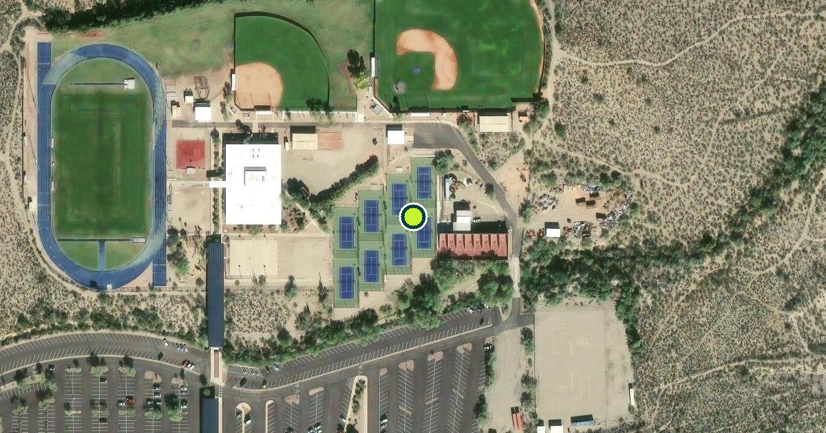 Satellite view of Tucson Pickleball Courts