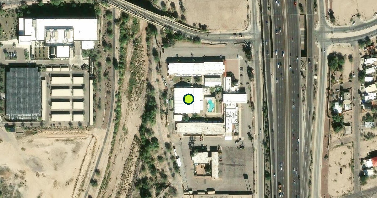Satellite view of Tucson Pickleball Courts